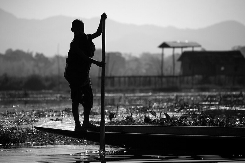 File:Inle Lake sunset.jpg