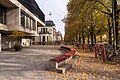 * Nomination Brutalist style bench and bike rack outside Norrköping city library. --ArildV 06:58, 21 October 2024 (UTC) * Promotion Good quality. --Jacek Halicki 07:29, 21 October 2024 (UTC)