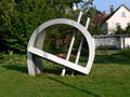 Margarita Markin (Weingarten): Versetzte Spannung, Aluminium, 1996