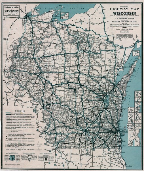 File:1927 Wisconsin State Highway Map.pdf