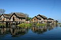 Stilt houses at Inle Lake