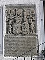 Denkmal über die Stiftung der Loreto-Kapelle (Alte Kirche) durch Freifrau von Thurn und Valsassina geb. von Heidenheim am Haus an der Uferstraße/Ecke Hauptstraße, Mochenwangen