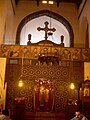 Iconostasis at Saint Barbara Church, Coptic Cairo, Egypt