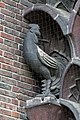 Deutsch: Kontorhaus Chilehaus in Hamburg-Altstadt: Detail der Arkaden von Richard Kuöhl zur Burchardstraße. This is a photograph of an architectural monument. It is on the list of cultural monuments of Hamburg, no. 29133.