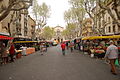 Market in Toulon (France)