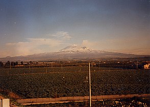 View from Catania Plain