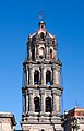 * Nomination: Left tower Metropolitan Cathedral of San Luis Rey in San Luis Potosi --Cvmontuy 07:07, 14 December 2016 (UTC) Needs a bit of perspective correction; both sides are leaning in slightly.--Peulle 08:28, 14 December 2016 (UTC)  Done Perspective corrected thanks --Cvmontuy 13:38, 14 December 2016 (UTC) * * Review needed