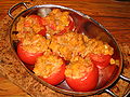 Filled tomatoes