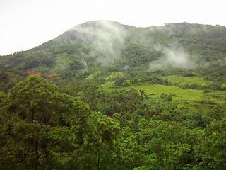 Meratus mountains in Kalimantan