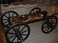 Loaded celtic cart as grave good, replic