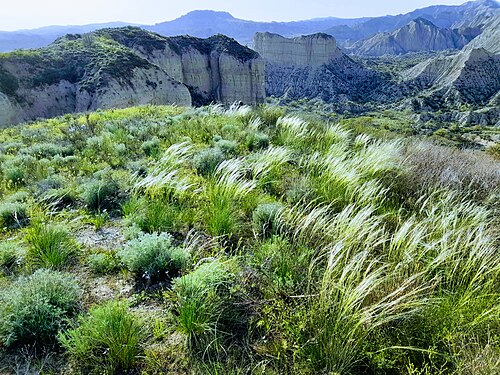 Gakh region, Akhar-Bakhar range in April