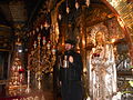 A monk at the altar