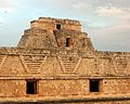 Ancient building in Uxmal, Mexico