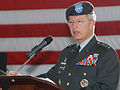 Craddock at USEUCOM change of command Ceremony, 2006