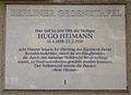 Hugo Heimann, Prinzenallee 46a, Gesundbrunnen