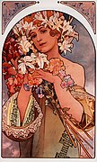 Alfons Mucha: Flower, 1897