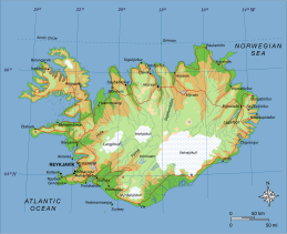 Krafla is located about 10 km to the northeasst of Mývatn, a big lake in northern Iceland