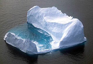 Iceberg near north-eastern coast of Baffin Island