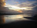 Sunset from Cox's Bazar sea beach