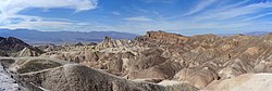 Zabriskies Point panoramique (USA).