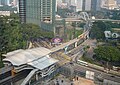 English: KL Monorail Bukit Nanas elevated station