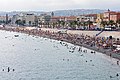 Plage à Nice, Côte d'Azur (Méditerranée)