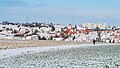 Hirschlanden im Winter, Blick von der Gerlinger Höhe