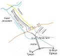 Abergynolwyn Village Incline Map