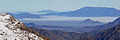 * Nomination Panoramic View of Santiago surrounded by the Andes and the Chilean Coast Range. -- Elemaki 00:49, 4 June 2010 (UTC) * Promotion Possibly dust spot top centre, but could just be a cloud. Lovely view. Mattbuck 13:24, 4 June 2010 (UTC) comment: That "dust" you see is the smog over Santiago. Elemaki 13:53, 4 June 2010 (UTC)