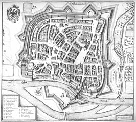 Reichsstadt Schweinfurt in Topographia Franconiae 1656, Matthäus Merian, Frankfurt a. M.