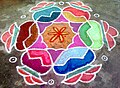 Pongal kolam.