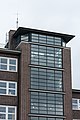 Deutsch: Treppenturm der Schule Lämmersieth in Hamburg-Barmbek-Nord. This is a photograph of an architectural monument. It is on the list of cultural monuments of Hamburg, no. 22937.