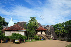 Temple d'Isurumuniya à Anurâdhapura, au Sri Lanka.