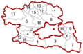 English: Position of Rosegg (6) within Villach-Land district