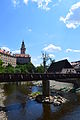 Castle & Bridge Over Vltava