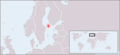 Location map for Åland