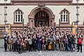 * Nomination: Official group photograph of attendees of WikiCon 2024 in front of Altes Gericht Wiesbaden. By User:Martin Kraft --MB-one 10:48, 10 October 2024 (UTC) * * Review needed