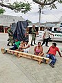 People are punished for breaking a COVID-19 law in Honduras.