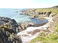 Petites plage et baie entre l'anse de Kerliguet et celle de Kerabas Corniguel.