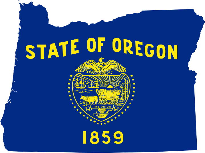 File:Flag-map of Oregon.svg