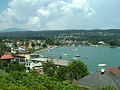 English: Bay of Velden (View from the South) Deutsch: Bucht von Velden (Süd-Ansicht)