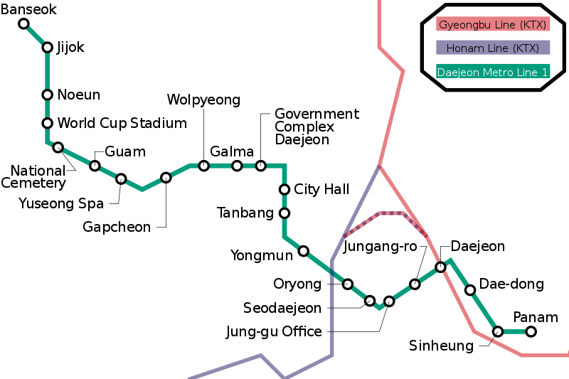 File:Daejeon Metro routemap.svg