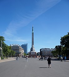 Le Monument de la Liberté, Riga, Lettonie.