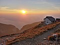 Lago di Garda visto al tramonto dal Monte Baldo