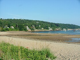 Seal Harbor from the beach near the Stanley Brook entrance