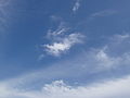 Sky with puffy clouds