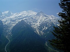 Mont-Blanc from the Merlet parc