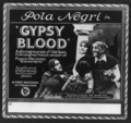 Pola Negri in "Gypsy Blood", 1921