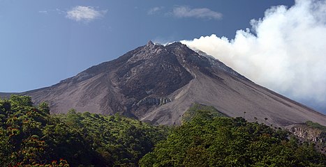 Merapi, the most active volcano in the world