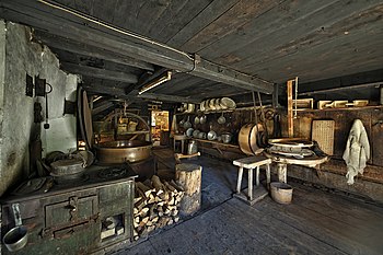 Alte Sennalpe Batzen (literal: Old Dairy Mountain Pasture Batzen) in Schröcken, Vorarlberg, Austria at Bregenzer Forest. Photograph: Böhringer Friedrich Licensing: CC-BY-SA-3.0-at